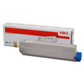OKI Cyan Toner Cartridge 10K pages - 44844507